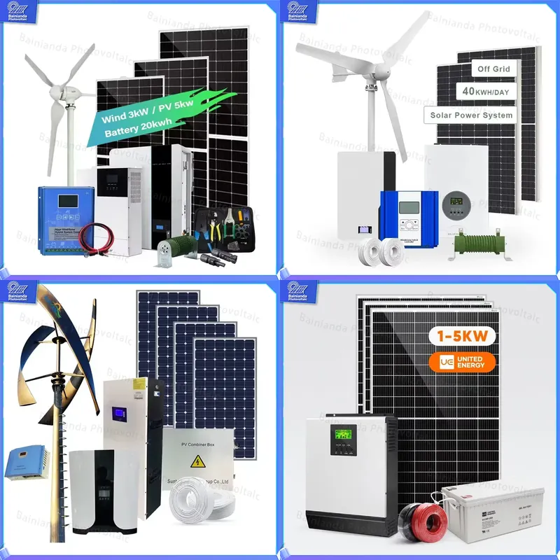 Generator Turbin Angin Tenaga  - Wind Solar Hybrid Kit ulasan dan harga