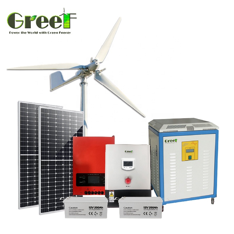 Kit Lengkap Panel Surya dan An - Wind Solar Hybrid Kit ulasan dan harga