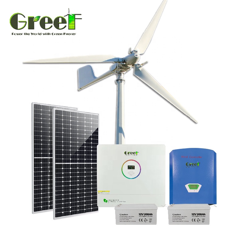 Kit Lengkap Panel Surya dan An - Wind Solar Hybrid Kit ulasan dan harga