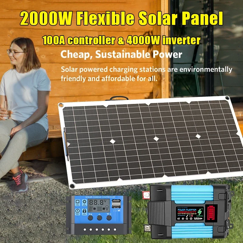 Kit Panel Surya 4000W 12V Ke 1 - Renewable Energy Kit ulasan dan harga